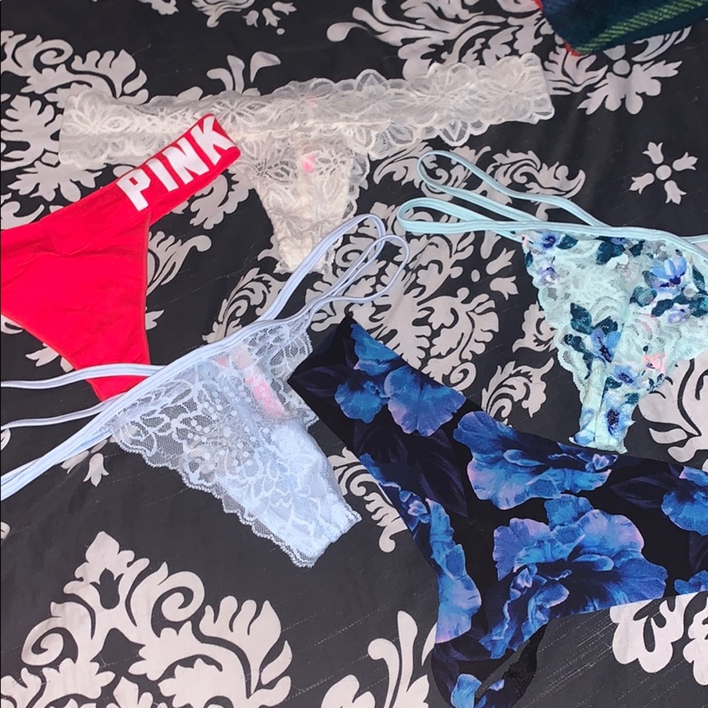 Bundle of 5 Pink Victoria Secret panties